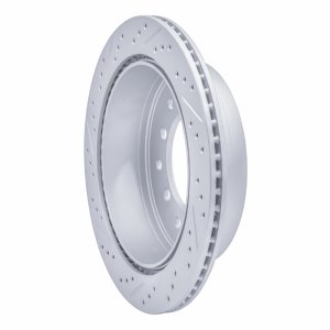 Lexus GX460 Brake Rotor (1) - Rear Right - DFC - Geoperf Rotors - Drill & Slot - `10-`24
