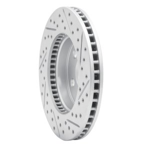 Toyota Prius Prime Brake Rotor (1) - Front Left - DFC - Drilled & Slotted Geoperformance - `16-`22