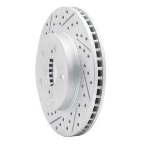 Toyota Prius Prime Brake Rotor (1) - Front Left - DFC - Drilled & Slotted Geoperformance - `16-`22