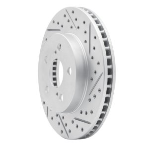 Toyota Prius Prime Brake Rotor (1) - Front Right - DFC - Drilled & Slotted Geoperformance - `16-`22