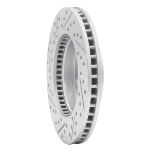 Toyota Prius Prime Brake Rotor (1) - Front Right - DFC - Drilled & Slotted Geoperformance - `16-`22