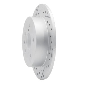 Toyota Camry Brake Rotor (1) - Rear Left - DFC - Drilled & Slotted Geoperformance - `18-`24 Toyota Camry Brake Rotor (1) - Rear Left - DFC - Drilled & Slotted Geoperformance - `18-`24