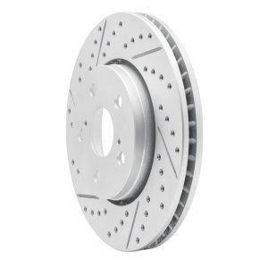 Toyota C-HR Brake Rotor (1) - Front Left - DFC - Geoperformance, Drilled and Slotted - `18-`22
