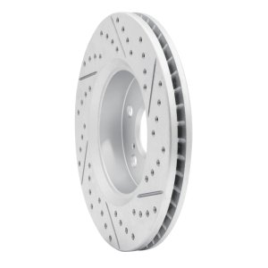 Toyota C-HR Brake Rotor (1) - Front Left - DFC - Geoperformance, Drilled and Slotted - `18-`22