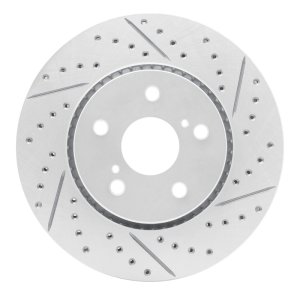 Toyota C-Hr Brake Rotor (1) - Front Right - DFC - Geoperformance Rotor - Drilled and Slotted - `18-`22