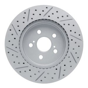 Toyota Corolla Brake Rotor (1) - Front Right - DFC - Drilled & Slotted Geoperformance - `19-`26 Toyota Corolla Brake Rotor (1) - Front Right - DFC - Drilled & Slotted Geoperformance - `19-`26