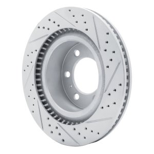 Lexus Gx550 Brake Rotor (1) - Front Left - DFC - Drilled & Slotted Geoperformance - `22-`25