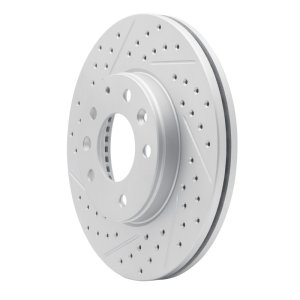 Mazda 6 Brake Rotor (1) - Front Left - DFC - Drilled & Slotted Geoperformance Rotor - `03-`05