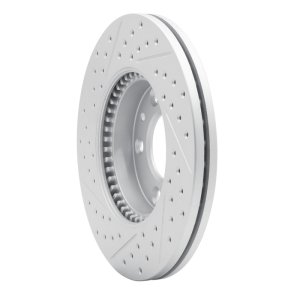 Mazda 6 Brake Rotor (1) - Front Right - DFC - Geoperformance Drilled & Slotted - `03-`05