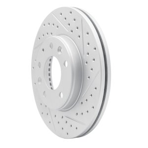 Mazda 6 Brake Rotor (1) - Front Right - DFC - Geoperformance Drilled & Slotted - `03-`05