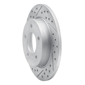 Mazda 3 Brake Rotor (1) - Rear Left - DFC - Drilled & Slotted Geoperformance - `04-`13