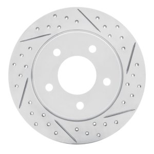 Mazda 3 Brake Rotor (1) - Rear Right - DFC - Geoperformance Rotor - Drilled and Slotted - `04-`13