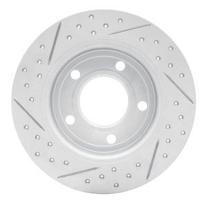 Mazda 3 Brake Rotor (1) - Rear Right - DFC - Geoperformance Rotor - Drilled and Slotted - `04-`13