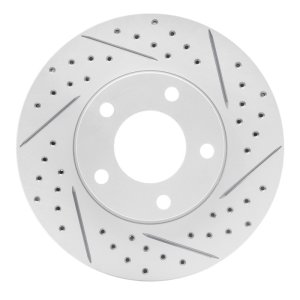 Mazda 3 Brake Rotor (1) - Front Right - DFC - Drilled & Slotted Geoperformance - `04-`13