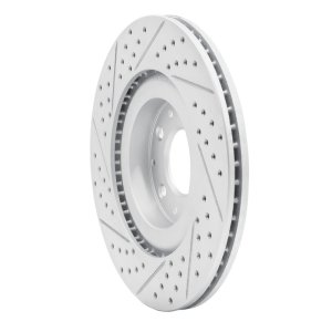 Mazda RX-8 Brake Rotor (1) - Front Right - DFC - DFC Geoperformance Rotor - Drilled and Slotted - `04-`11