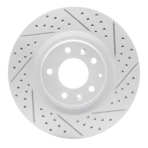 Mazda RX-8 Brake Rotor (1) - Front Right - DFC - DFC Geoperformance Rotor - Drilled and Slotted - `04-`11