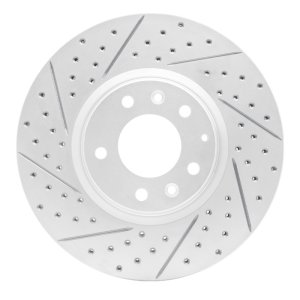 Mazda 6 Brake Rotor (1) - Front Left - DFC - Drilled & Slotted Geoperformance - `06-`07 Mazda 6 Brake Rotor (1) - Front Left - DFC - Drilled & Slotted Geoperformance - `06-`07
