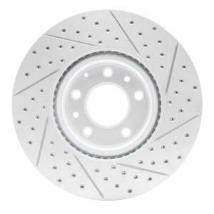 Mazda 6 Brake Rotor (1) - Front Left - DFC - Drilled & Slotted Geoperformance - `06-`07 Mazda 6 Brake Rotor (1) - Front Left - DFC - Drilled & Slotted Geoperformance - `06-`07