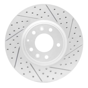 Mazda 6 Brake Rotor (1) - Front Right - DFC - Drilled & Slotted Geoperformance - `06-`07