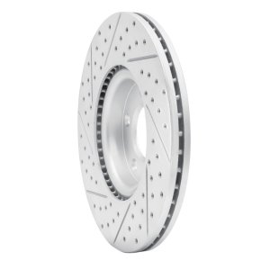 Mazda 6 Brake Rotor (1) - Front Right - DFC - Drilled & Slotted Geoperformance - `06-`07