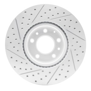 Mazda 6 Brake Rotor (1) - Front Right - DFC - Drilled & Slotted Geoperformance - `06-`07
