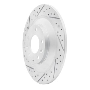 Mazda 6 Brake Rotor (1) - Rear Left - DFC - Geoperformance Drilled & Slotted - `06-`07