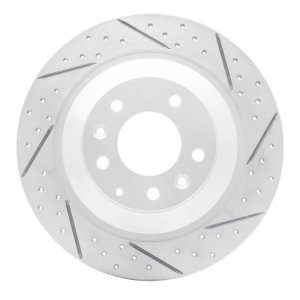 Mazda 6 Brake Rotor (1) - Rear Right - DFC - Geoperformance Rotor - Drilled & Slotted - `06-`07