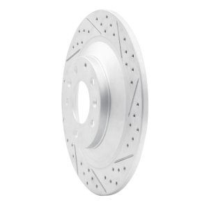 Mazda 6 Brake Rotor (1) - Rear Right - DFC - Geoperformance Rotor - Drilled & Slotted - `06-`07