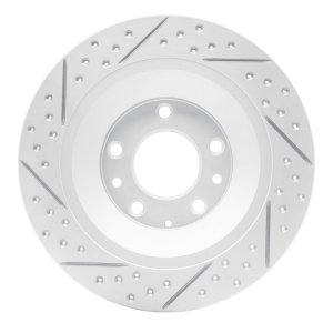 Mazda 6 Brake Rotor (1) - Rear Right - DFC - Geoperformance Rotor - Drilled & Slotted - `06-`07