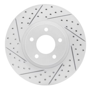 Mazda 3 Brake Rotor (1) - Front Left - DFC - Geoperformance Drilled & Slotted - `07-`13 Mazda 3 Brake Rotor (1) - Front Left - DFC - Geoperformance Drilled & Slotted - `07-`13