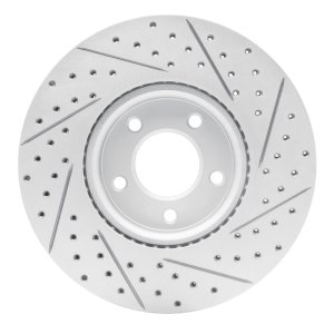 Mazda 3 Brake Rotor (1) - Front Left - DFC - Geoperformance Drilled & Slotted - `07-`13 Mazda 3 Brake Rotor (1) - Front Left - DFC - Geoperformance Drilled & Slotted - `07-`13