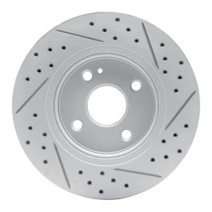 Mazda 2 Brake Rotor (1) - Front Left - DFC - Geoperformance Drilled & Slotted - `11-`15