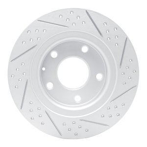 Mazda 6 Brake Rotor (1) - Rear Left - DFC - Drilled & Slotted Geoperformance - `14-`21