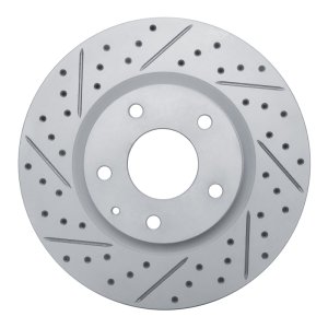 Mazda 3 Brake Rotor (1) - Front Left - DFC - Geoperformance Drilled & Slotted - `14-`24