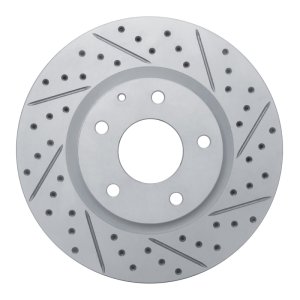 Mazda Cx-3 Brake Rotor (1) - Front Right - DFC - Geoperformance Rotor - Drilled & Slotted - `14-`24