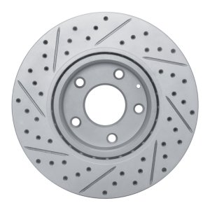 Mazda Cx-3 Brake Rotor (1) - Front Right - DFC - Geoperformance Rotor - Drilled & Slotted - `14-`24