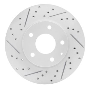 Mazda 3 Brake Rotor (1) - Front Left - DFC - Drilled & Slotted Geoperformance - `14-`24 Mazda 3 Brake Rotor (1) - Front Left - DFC - Drilled & Slotted Geoperformance - `14-`24