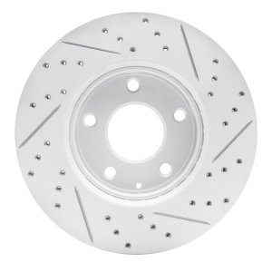 Mazda 3 Brake Rotor (1) - Front Left - DFC - Drilled & Slotted Geoperformance - `14-`24 Mazda 3 Brake Rotor (1) - Front Left - DFC - Drilled & Slotted Geoperformance - `14-`24