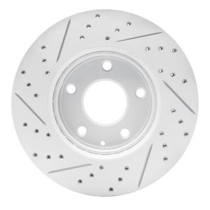 Mazda Cx-3 Brake Rotor (1) - Front Right - DFC - Geoperformance, Drilled & Slotted - `14-`24