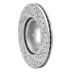 Mazda 3 Brake Rotor (1) - Front Left - DFC - Geoperformance Drilled & Slotted - `04-`15