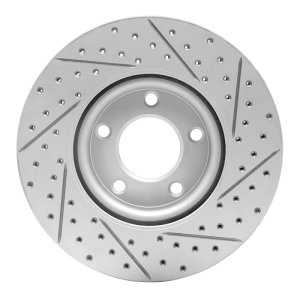 Mazda 3 Brake Rotor (1) - Front Left - DFC - Geoperformance Drilled & Slotted - `04-`15