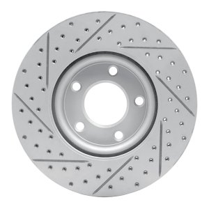 Mazda 3 Brake Rotor (1) - Front Right - DFC - Drilled & Slotted Geoperformance - `04-`15