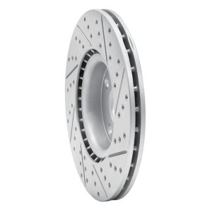 Mazda MX-5 Miata Brake Rotor (1) - Front Left - DFC - Drilled & Slotted Geoperformance - `16-`25