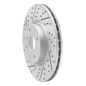 Mazda MX-5 Miata Brake Rotor (1) - Front Left - DFC - Drilled & Slotted Geoperformance - `16-`25