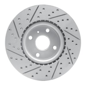 Mazda MX-5 Miata Brake Rotor (1) - Front Right - DFC - Drilled & Slotted Geoperformance - `16-`25