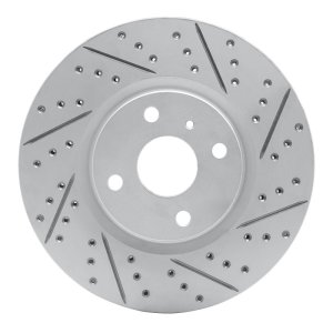 Mazda MX-5 Miata Brake Rotor (1) - Front Right - DFC - Drilled & Slotted Geoperformance - `16-`25