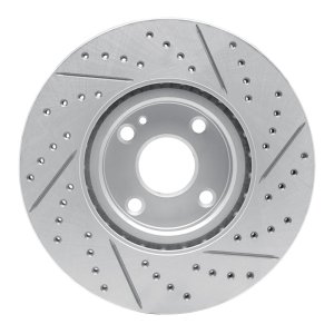Mazda MX-5 Miata Brake Rotor (1) - Front Left - DFC - Geoperformance Rotor - Drilled and Slotted - `16-`25