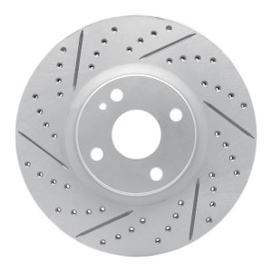 Mazda MX-5 Miata Brake Rotor (1) - Front Left - DFC - Geoperformance Rotor - Drilled and Slotted - `16-`25