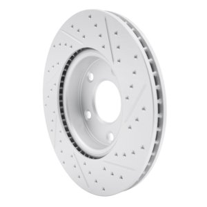 Mazda 3 Brake Rotor (1) - Front Left - DFC - Drilled & Slotted Geoperformance - `19-`25