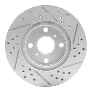 Scion Xa Brake Rotor (1) - Front Left - DFC - Drilled & Slotted Geoperformance - `04-`06